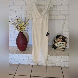 Lulu's Elegant White Dress My Consignment